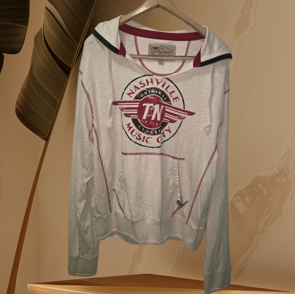 Nashville Music City Brand Premium 51 Oversized Hoodie